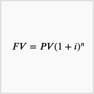 Future Value Formula
