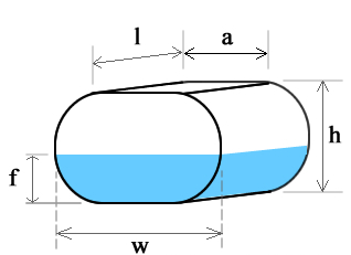 Horizontal Oval Tank
